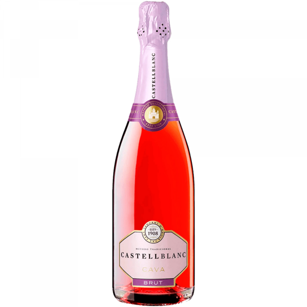 Espumante Cava Castellblanc Brut Rosé 750 ml na Casa da Bebida