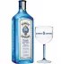 Gin Bombay Sapphire 1750 ml + 1 Taça Logo