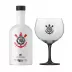 Kit Gin BË Corinthians Garrafa Branca 750 ml com taça