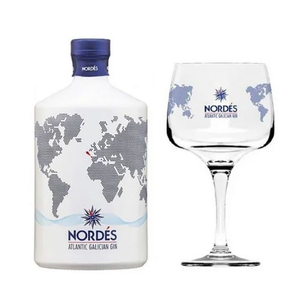 Gin Nordes 700 Ml + Taça Vidro na Casa da Bebida