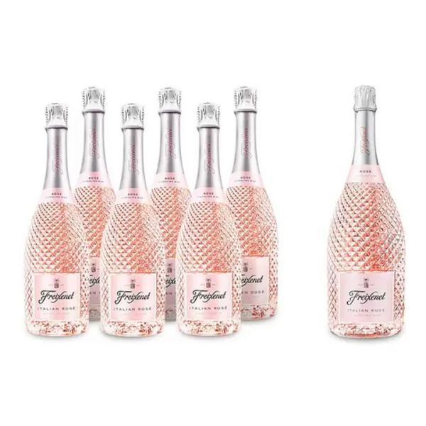 Kit 6 Freixenet Collection Italian Rose 750 ml + 1 1500 ml na Casa da Bebida