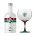 Kit Gin BË Fluminense Garrafa Branca 750 ml com taça