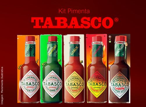 Kit 5 Pimenta Tabasco na Casa da Bebida