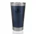 Copo Térmico Stanley Azul Com Tampa de Cerveja 473 ml