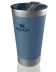 Copo Térmico Stanley Azul Com Tampa de Cerveja 473 ml