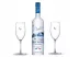 Kit Vodka Grey Goose 750 ml + 02 Taças