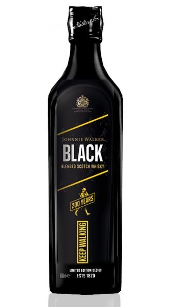 KIT Johnnie Walker: 1 whisky Johnnie Walker Black label 750 ml + 1