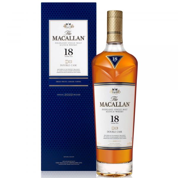 Whisky The Macallan 18 anos Double Cask 700 ml na Casa da Bebida